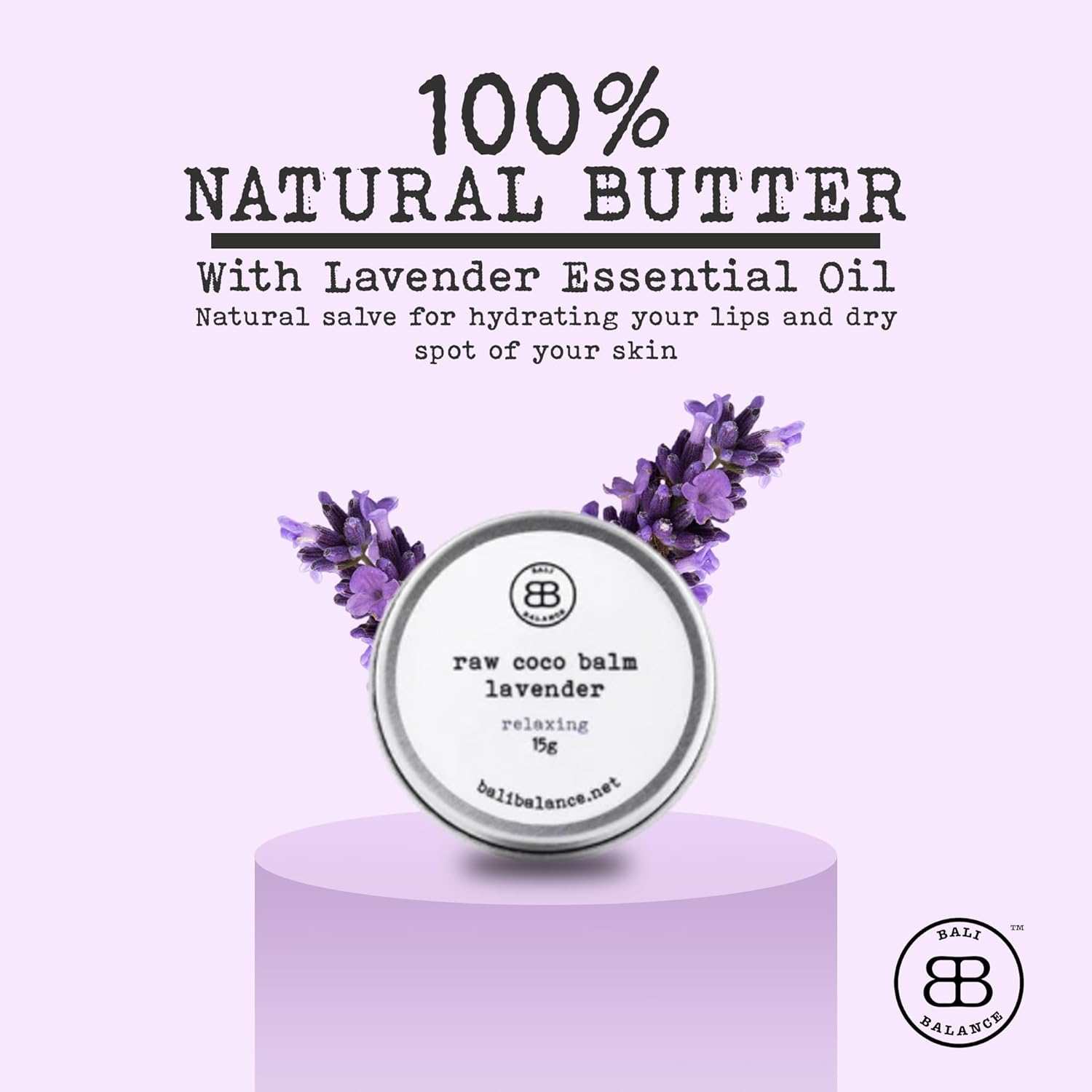 RAW COCO BALM LAVENDER