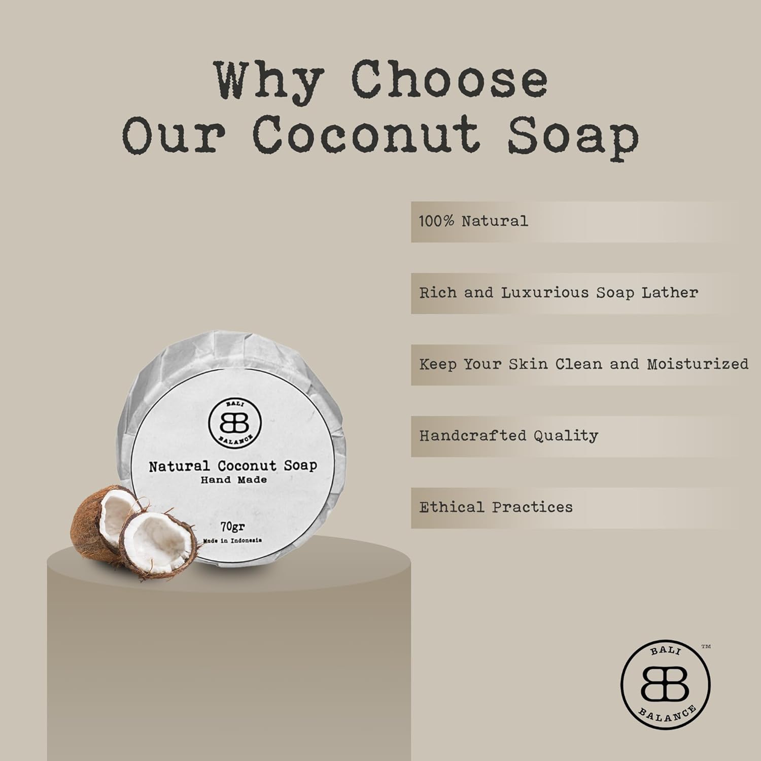 NATURAL COCONUT SOAP